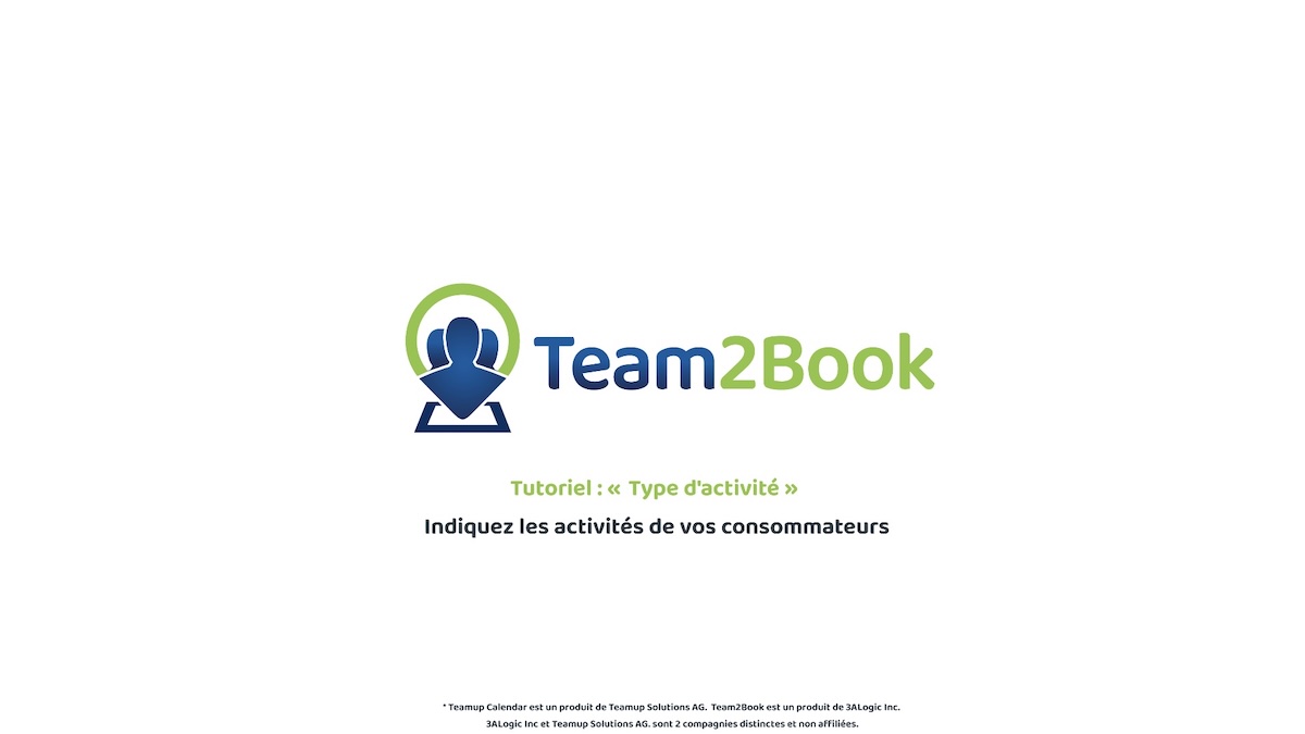 Tutoriel Type Activité Team2Book outil de gestion des disponibilités